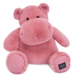 Peluche Hippo Hip Fun Lait Grenadine - 40 cm