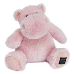 Peluche Hippo Hip Pie Rose Poudré - 25 cm