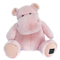 Peluche Hippo Hip Pie Rose Poudré - 40 cm