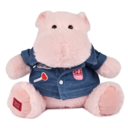 Peluche Hippo Mallow Rose - 20 cm
