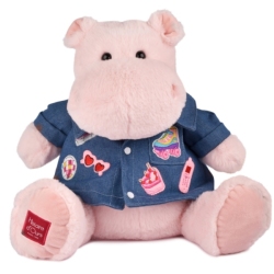 Peluche Hippo Mallow Rose - 38 cm