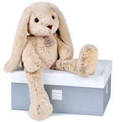 Peluche Lapin Beige les Copains Câlins - 50 cm