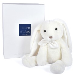 Peluche Lapin Blanc Pretty Chic - 40 cm