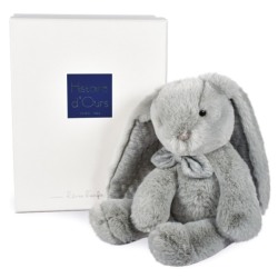 Peluche Lapin Gris Perle Pretty Chic - 30 cm