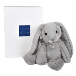 Peluche Lapin Gris Perle Pretty Chic - 40 cm