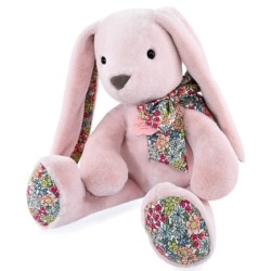 Peluche Lapin Rose Copains Calins - 40 cm