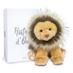 Peluche Lion Kenya Terre Sauvage - 25 cm