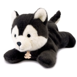 Peluche Loup Gris Les Ptits Relax - 30 cm Peluche Loup Gris Les Ptits Relax - 30 cm