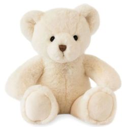 Peluche Ours Blanc Titours - 34 cm