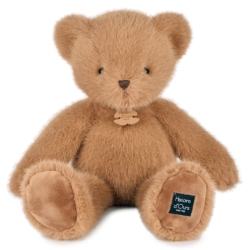 Peluche Ours Clémentin Praline Cacahuète - 38 cm