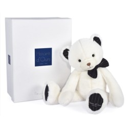 Peluche Ours Ivoire Pretty Chic - 40 cm