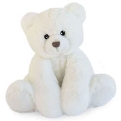 Peluche Ours Oscar Ivoire - 25 cm