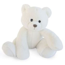 Peluche Ours Oscar Ivoire - 33 cm