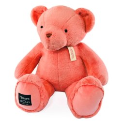 Peluche Ours Rose Praline Le Nounours - 75 cm