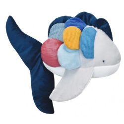Peluche Poisson Arc en ciel Trésors Marins - 40 cm