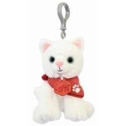 Porte Clés Chat Blanc SPA