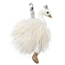 Porte-Clés Cygne Blanc - 12 cm