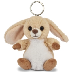 Porte Clés Lapin Beige Les Doux Stretch