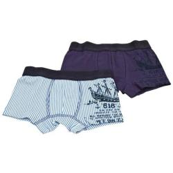 Lot de 2 Boxers Bleus - 6 ans