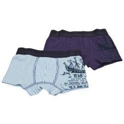 Lot de 2 Boxers Bleus - 4 ans
