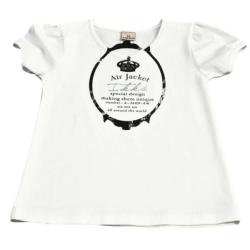 Tee-Shirt City Kid Blanc Fille - 6 ans