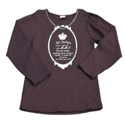 Tee-Shirt City Kid Fille Noir - 4 ans