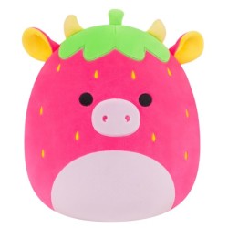 Peluche Vache Fraise Cleary Squishmallows - 30 cm