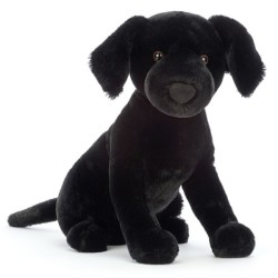 Peluche Chien Labrador Noir Pippa