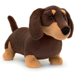 Peluche Chien Teckel Otto Huge