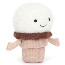Peluche Crème Glacée en Cône