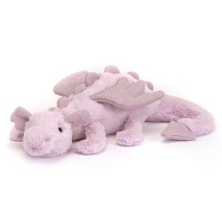 Peluche Dragon Lavender - 26 cm