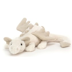 Peluche Dragon Snow - 26 cm