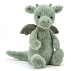 Peluche Dragon Vert Bashful Medium Peluche Dragon Vert Bashful Medium