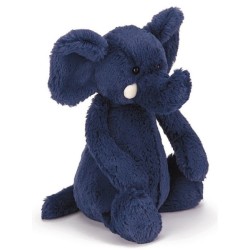 Peluche Eléphant Bleu Bashful Medium