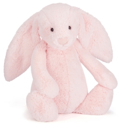 Peluche Grand Lapin Rose Bashful - 50 cm