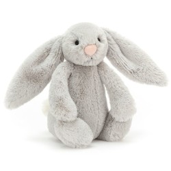 Peluche Lapin Bashful Gris Small