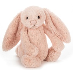 Peluche Lapin Bashful Pêche - 18 cm