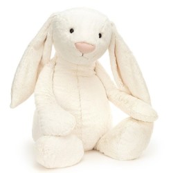 Peluche Lapin Crème Bashful - 108 cm