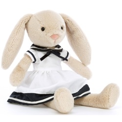 Peluche Lapin Lottie marin - 27 cm