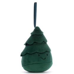 Peluche Mini Sapin de Noël à suspendre Festive Folly