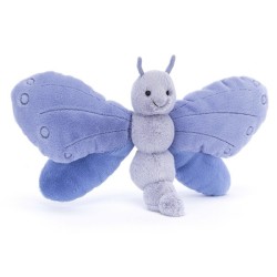 Peluche Papillon Jacinthe des bois Bluebell