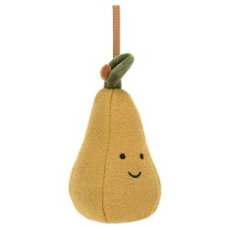 Peluche Poire Dorée à Suspendre Festive Folly