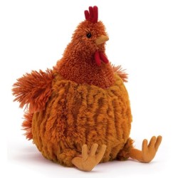 Peluche Poule Cecile - 23 cm