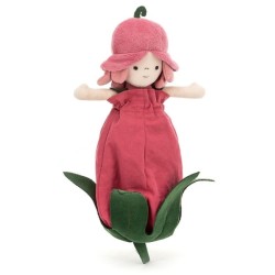 Peluche Poupée Papillon Pétale Rose