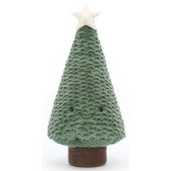 Peluche Sapin de Noël Epicéa Etoile Blanc Large Amuseable