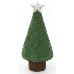Peluche Sapin de Noël Etoile Grise Géant Amuseable