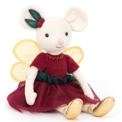 Peluche Souris Fée Dragée - 34 cm