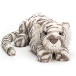 Peluche Tigre des Neiges Sacha - 45 cm