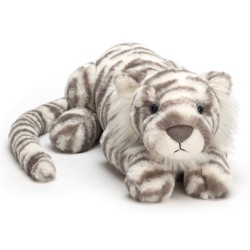 Peluche Tigre des Neiges Sacha - 74 cm