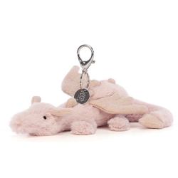 Porte Clé Dragon Rose